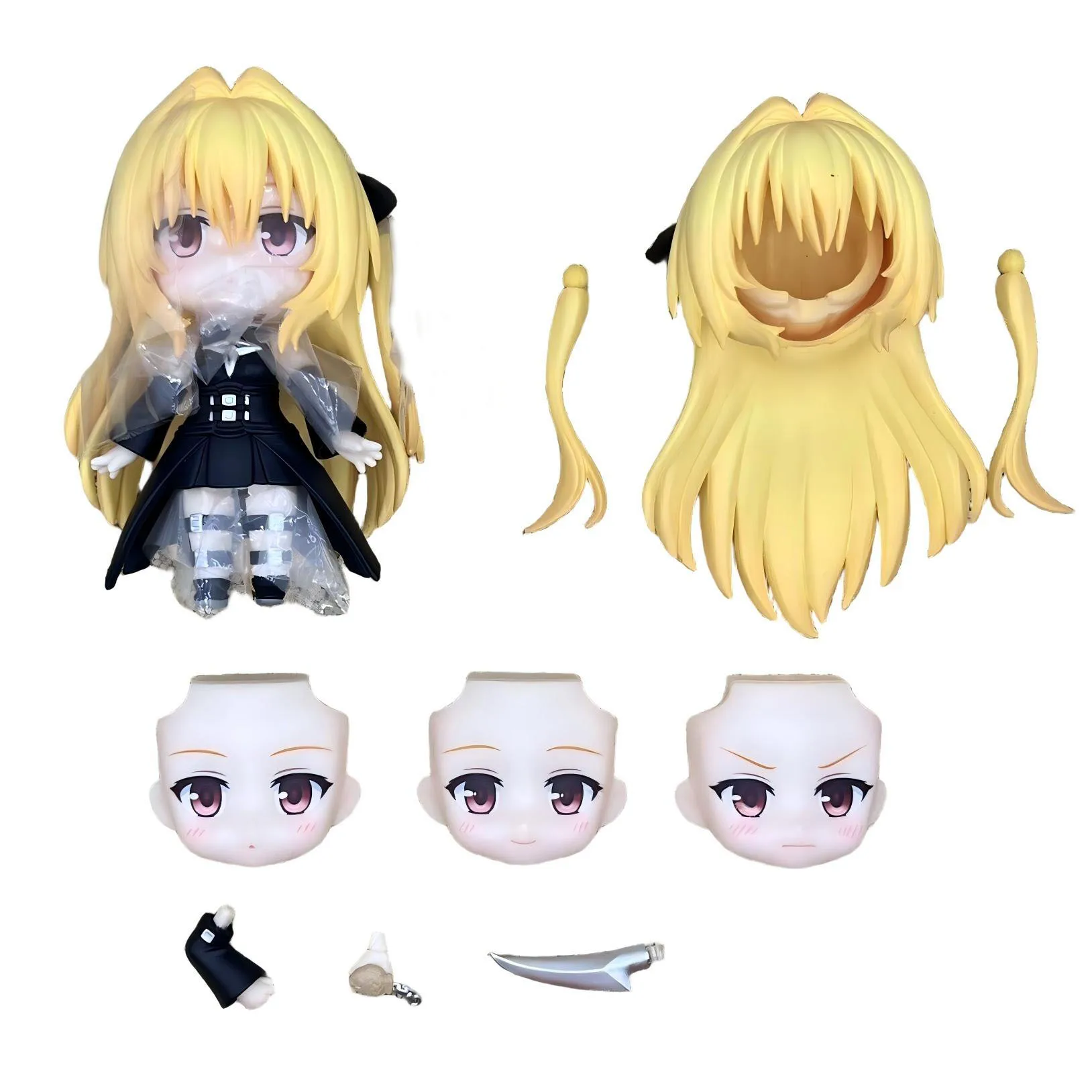 deguo GSC Clay Man Face doll face hair doll accessories