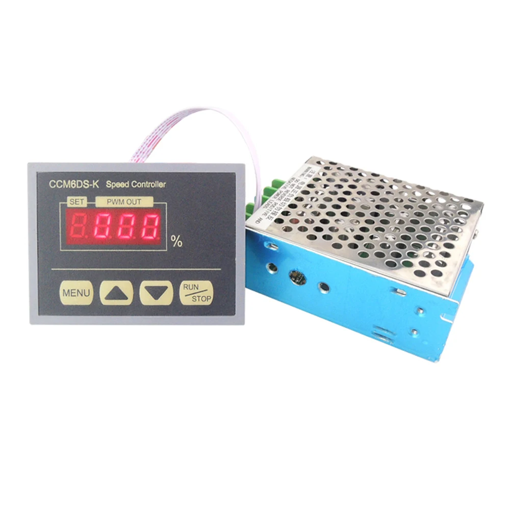 

DC 12-80V PWM Motor Speed Controller 0%-100% Speed Adjustable Governor 30A DC Motor Speed Regulator with Digital LED Display