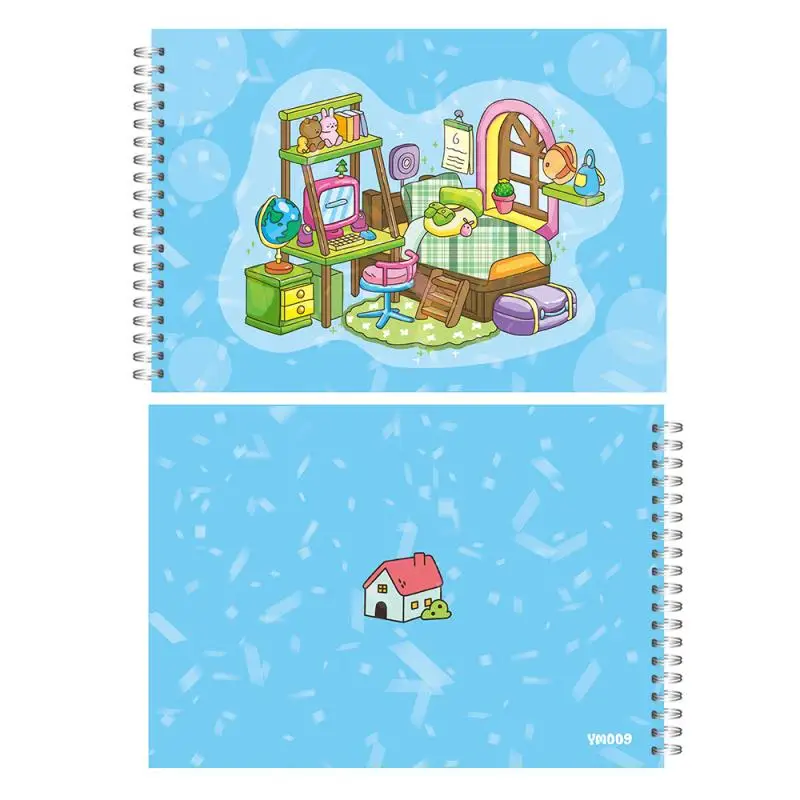 1Pcs Little Bear Graffiti Characters Coloring Book Animal Theme Painting Book Coloring Book For Adults & Teens