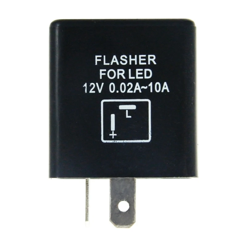 Pin LED Flasher Relays Motorbike LED Turn Light Relays Adjustable