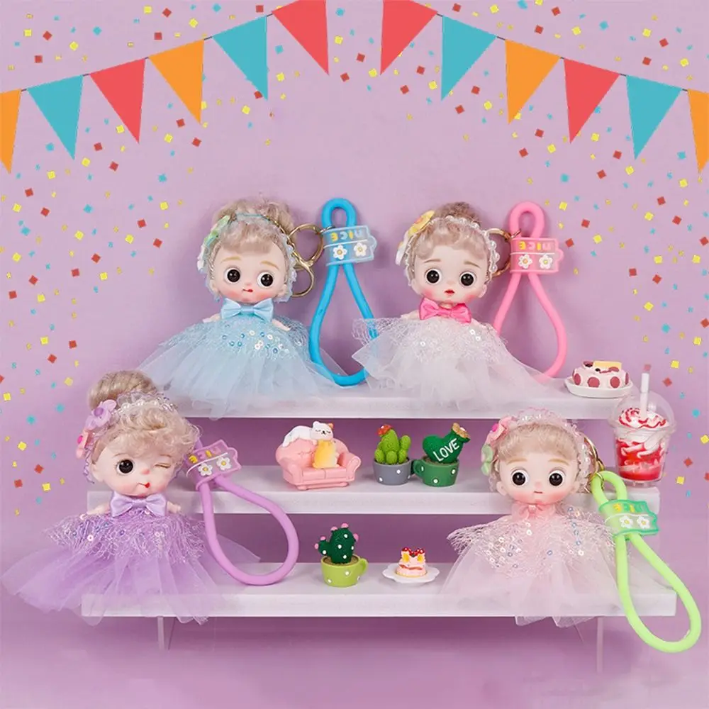 قلادة دمية فينيل لطيفة ، زينة معلقة ، إكسسوارات حقيبة ، حلقة مفاتيح سيارة ، هدايا سلسلة مفاتيح