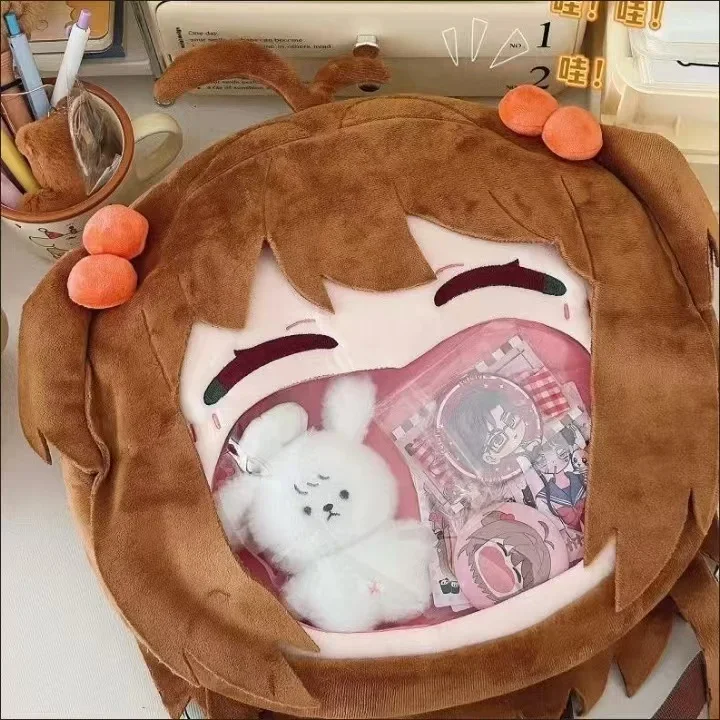 Anime Card Captor Sakura Kinomoto Sakura Plush Bag Itabag Painful Aitata Cosplay Backpack Crossbody Bags for Women Girls