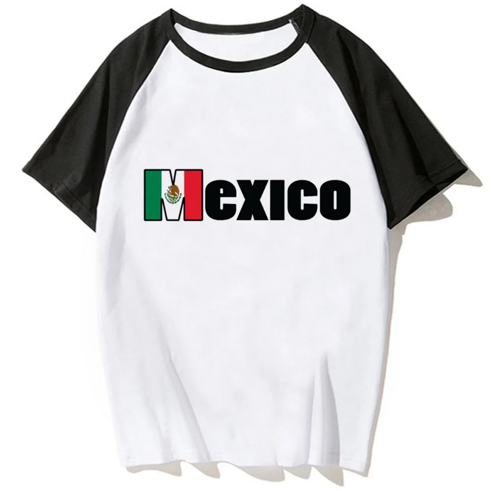 Mexico tshirt women anime manga streetwear Tee girl harajuku clothing