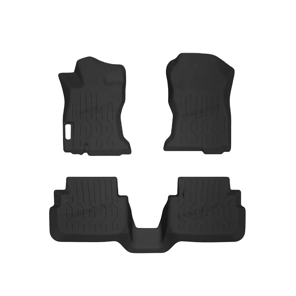 

Hot-selling 3D TPV Rubber Car Floor Mat for SUBARU XV 2018-2022+ Anti slip Anti Scratch Fireproofing