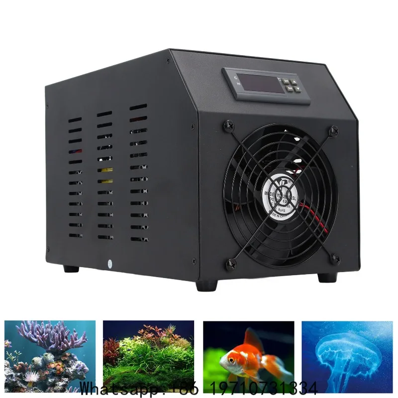 Generic 1/4 HP Hydroponic Water Chiller – 60L Cooling System with Pump & Hose for Aquarium Reef Tank Coral Fish Shrimp