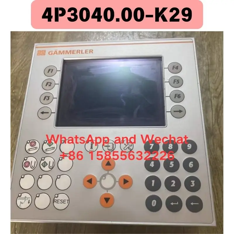 

Used 4P3040.00-K29 Display control panel Functional test OK