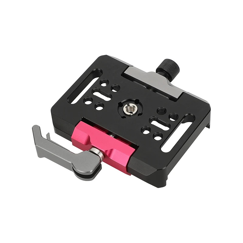 CAMVATE Arca-type Quick Release Clamp Manfrotto Baseplate For DSLR Camera Cage, Gimbal and 577/ 501/ 504/ 701 Tripods BallHead