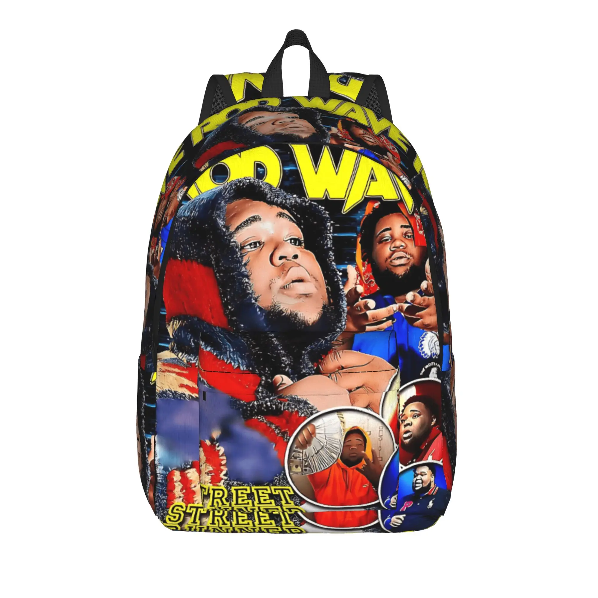 Vintage Rod Wave Tour Beautiful Mind Strong Vicoe Backpack Boy  Print Backpacks Polyester Aesthetic School Bags Travel Rucksack