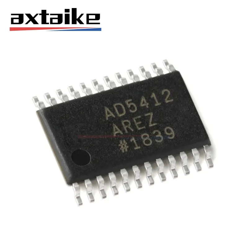 AD5412 AD5412ARE AD5412AREZ AD5412AREZ-REEL7 TSSOP-24 Digital To Analog Converters - DAC 12Bit V I Out DAC IC SMD Chip