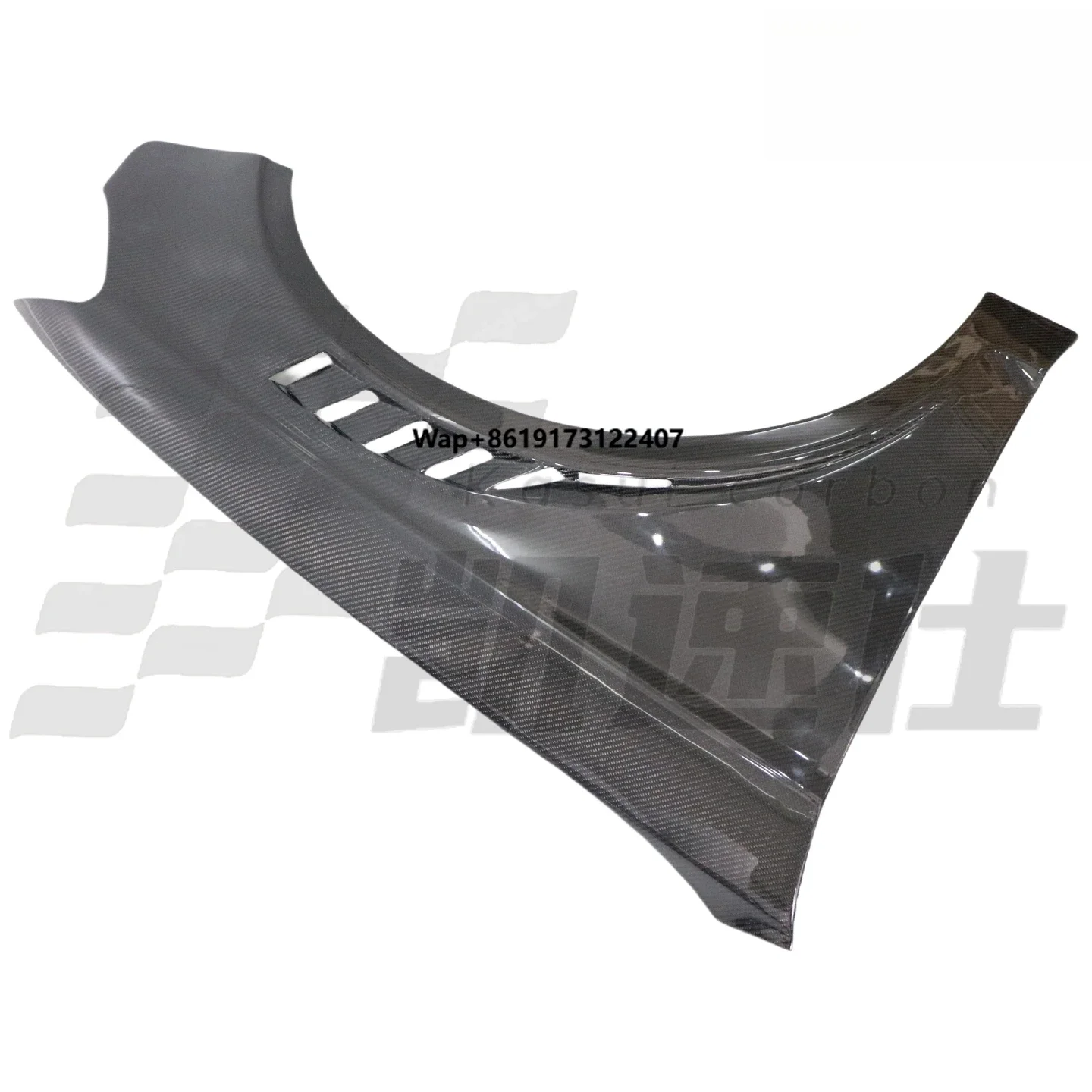 High Level Material 3K Carbon Fiber KS Style A3 S3 Side Car Fender Fit for A3 S3 Car Parts Mudguard
