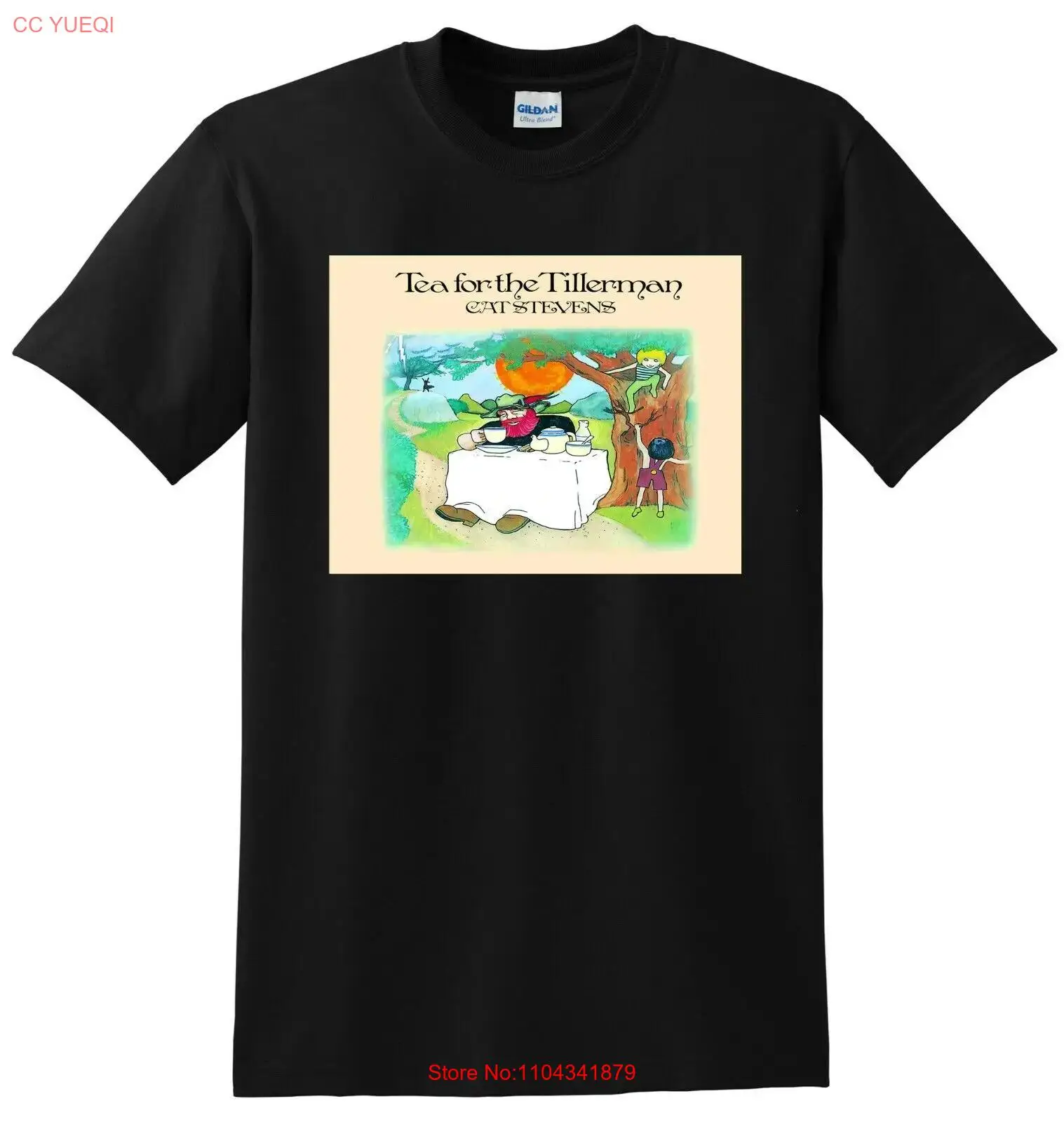 CAT STEVENS T SHIRT tea for the tillerman vinyl cd cover SMALL MEDIUM LARGE XL