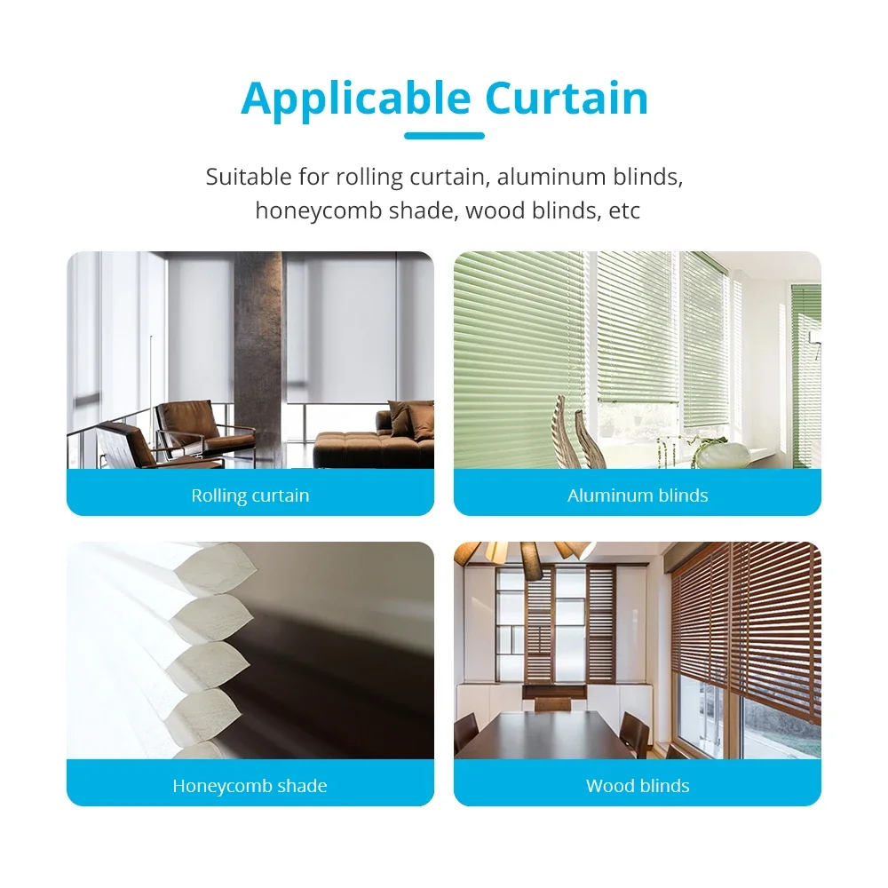 Tuya Zigbee Rollo Motor Blind Motor Für 25mm Rohr Eingebaute Batterie Alexa Google Home Sprachsteuerung