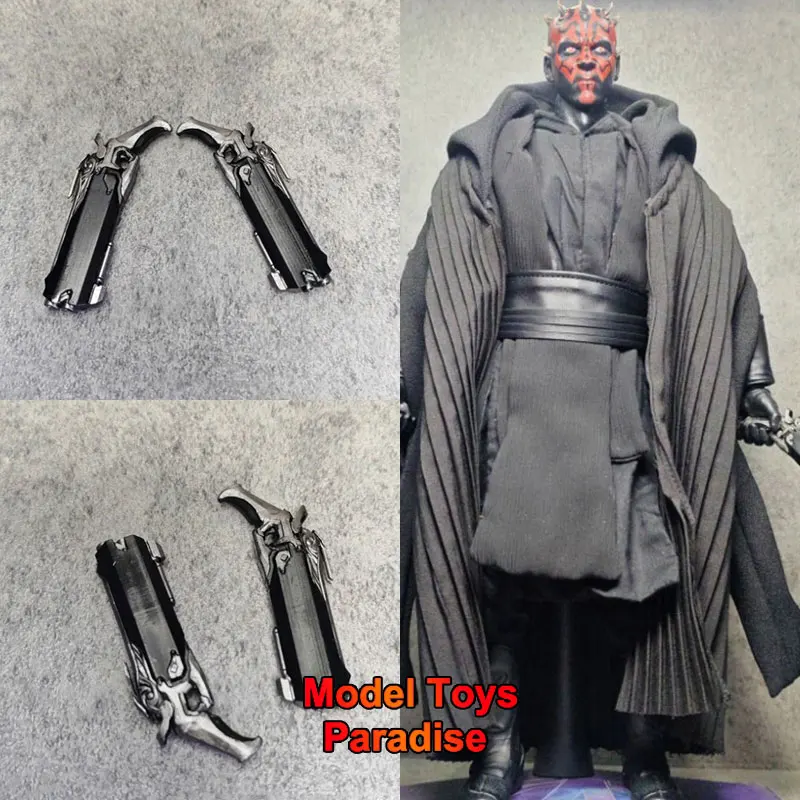 

1/12 1/6 Scale Woman Men Soldier Death Mini Static Dual Guns Model Accessories Fit 12Inch 6inch Action Figure Body