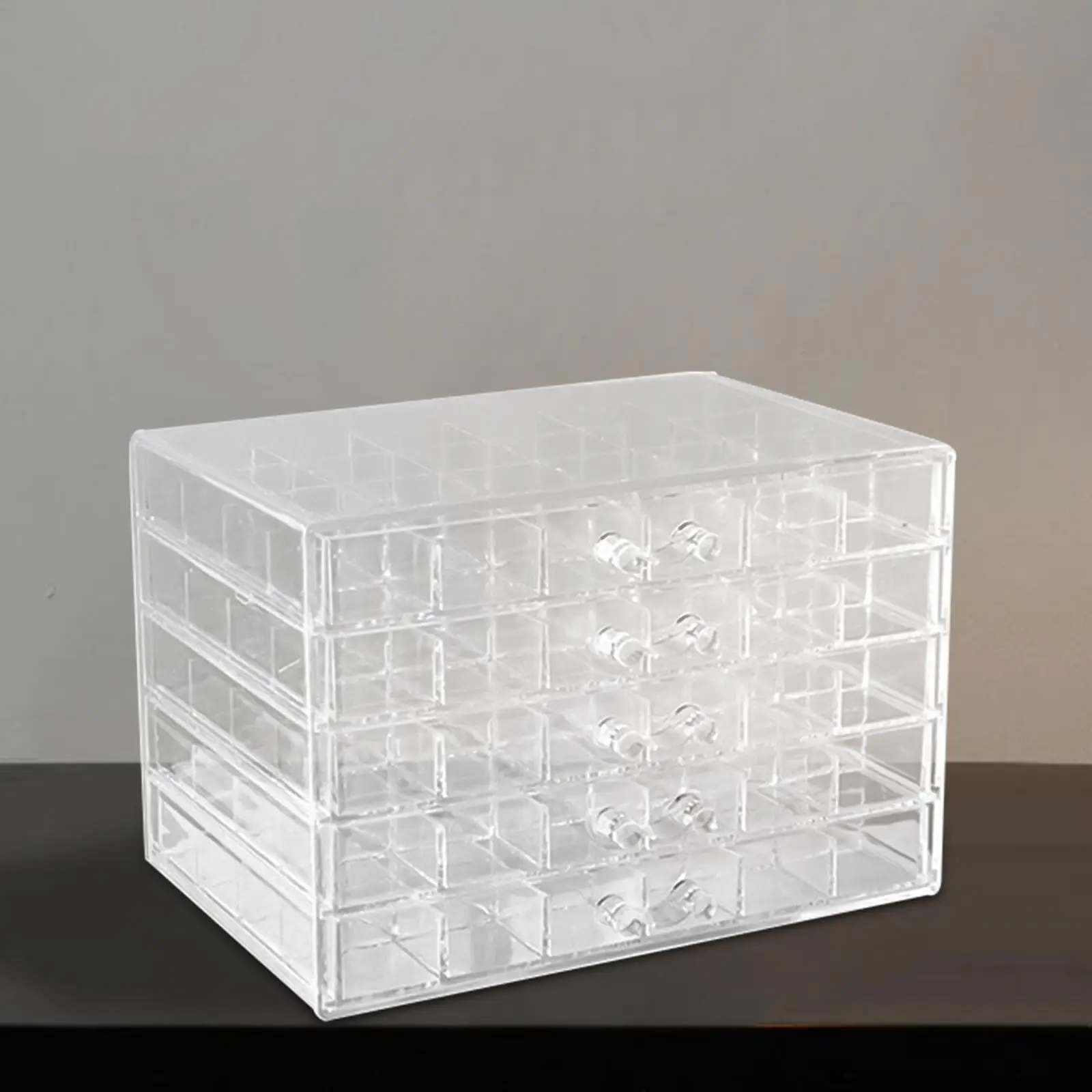 

Jewelry Organizer Box Stackable Clear Jewelry Box for Earrings Countertop