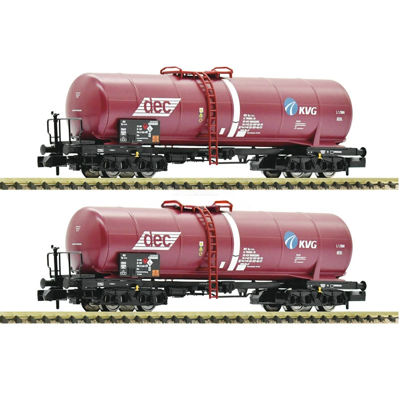 N-type 1/160 Train Model FLEISCHMANN 825814 Two Tank Cars KVG Color Coating Train Model Toys