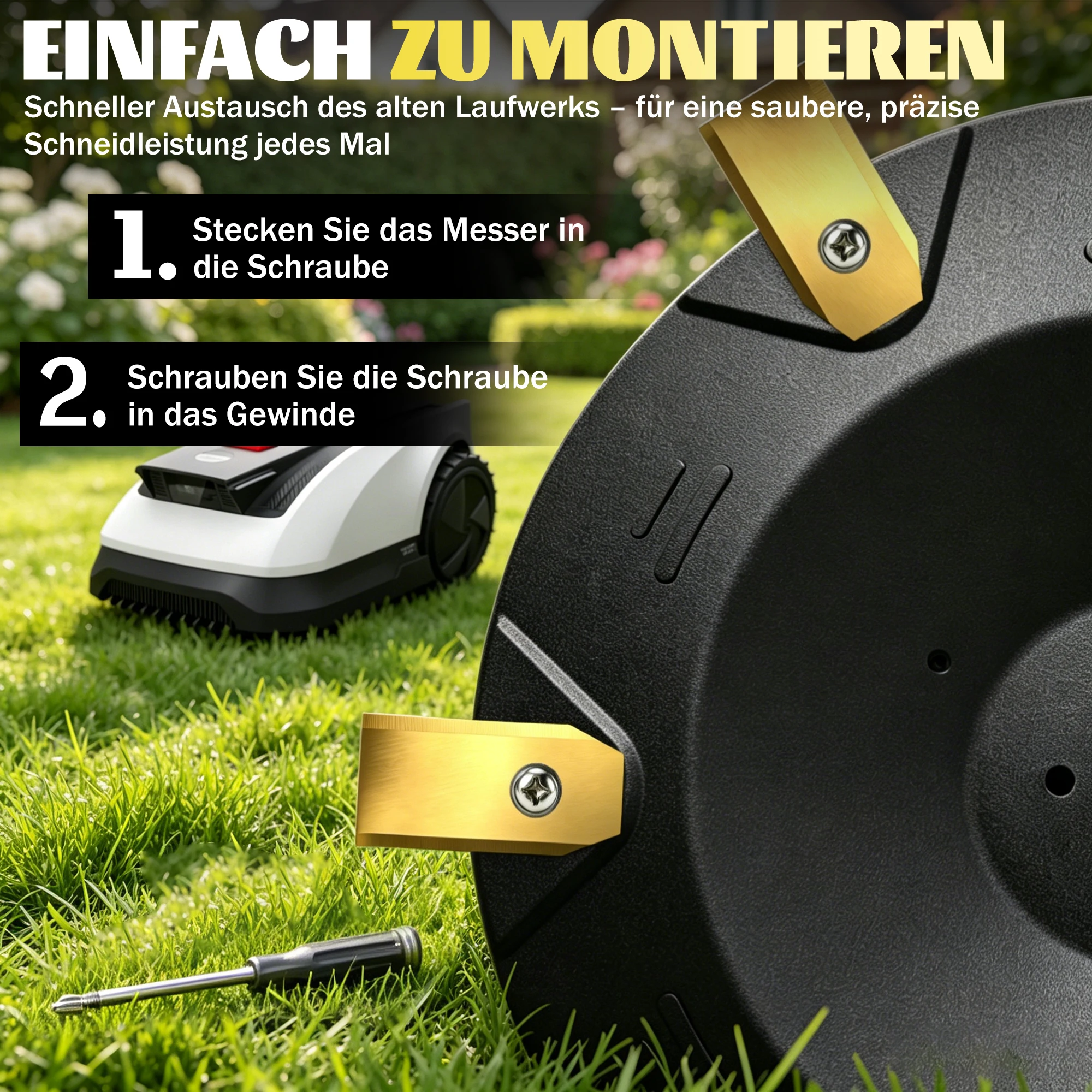 A55F-6 Blade Discs Fiberglass Reinforced Plastic for ECOVACS Goat O500 O800 G1-2000 G1 Mowing Discs Lawn Care Accessories