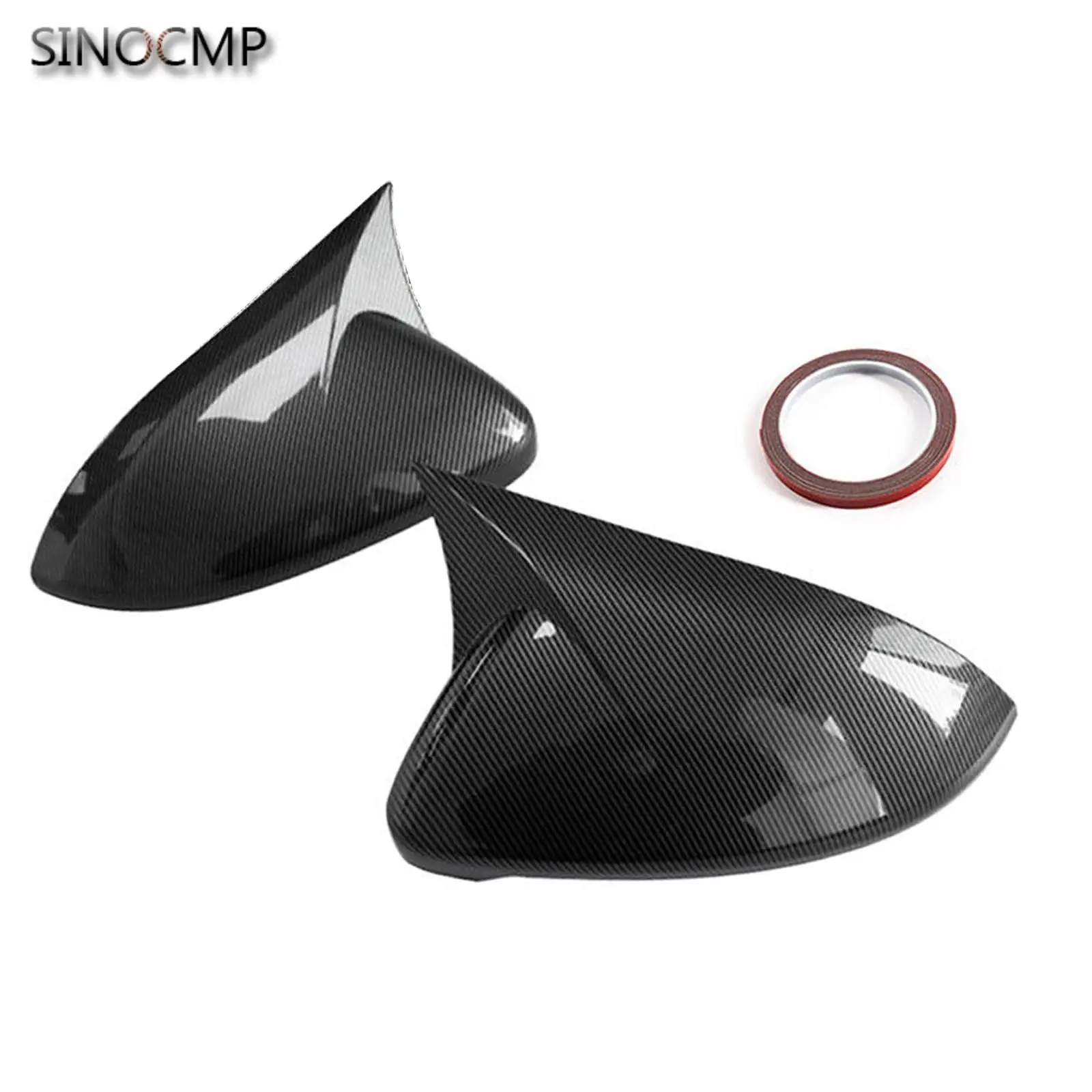 

2PCS Car Rearview Mirror Caps For VW Beetle CC Eos Passat B7 Scirocco For Jetta MK6 2012-2018 Mirror Cap Cover Car Accessories