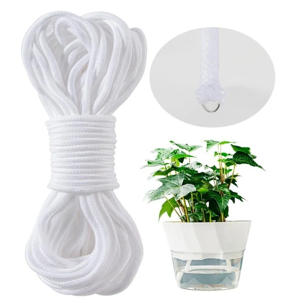 Cotton Rope Self Watering String Gardening Pot Absorbent Cord Automatic System Indoor Plant Irrigation Flowerpot