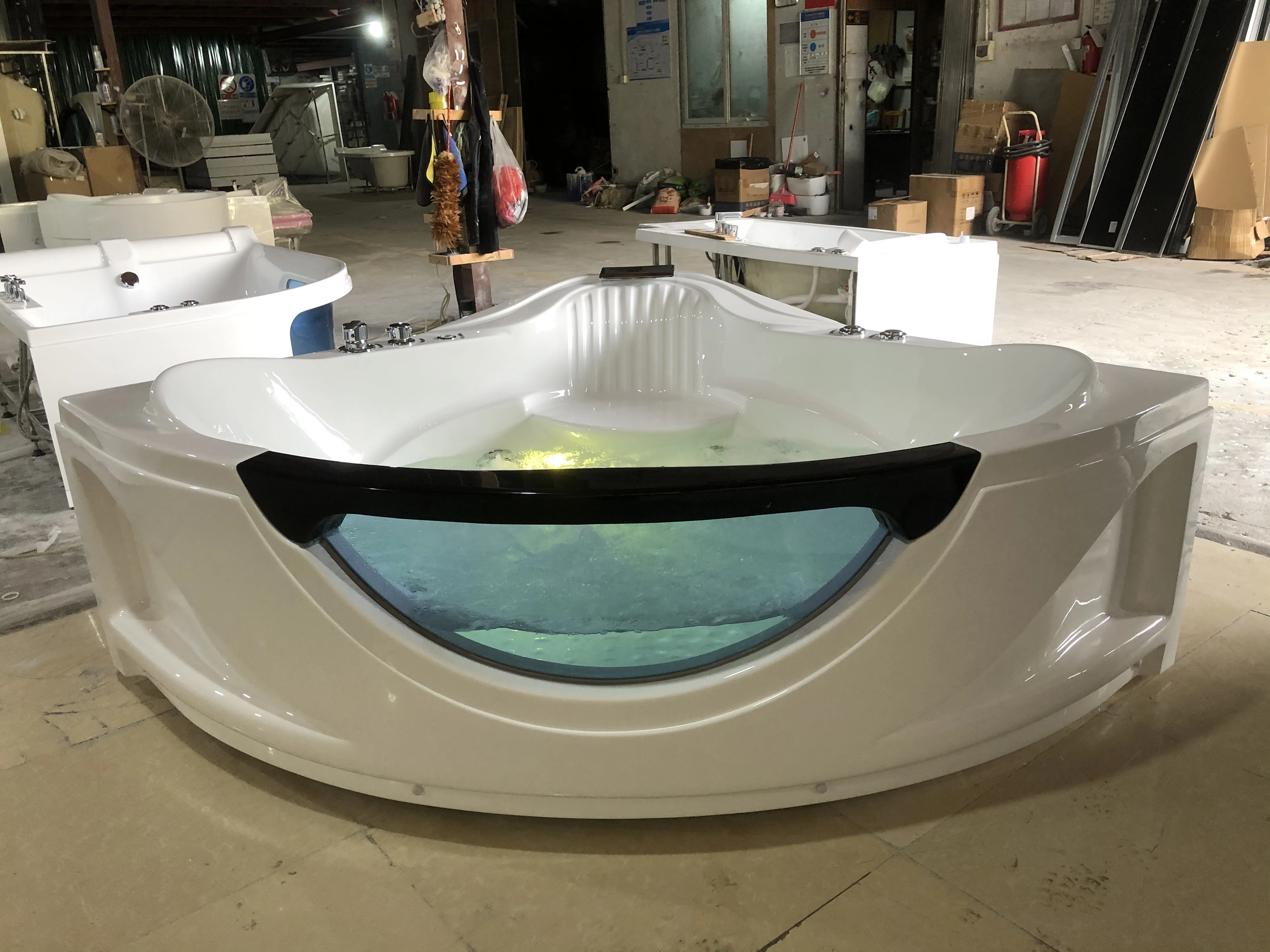 AOWO High Quality Corner Bathtub Family Spa Tubs Jacuzzis Interior Prefab Homes Energy Saving Yacuzzi Sap Bathtubs Plug in Spa