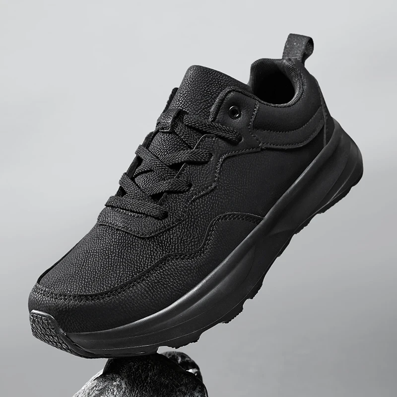 

Men's Shoes 2025 Autumn New Genuine Leather Casual Shoes Men's Genuine Leather Thick-Soled Fashionable Trendy Versatile Shoes