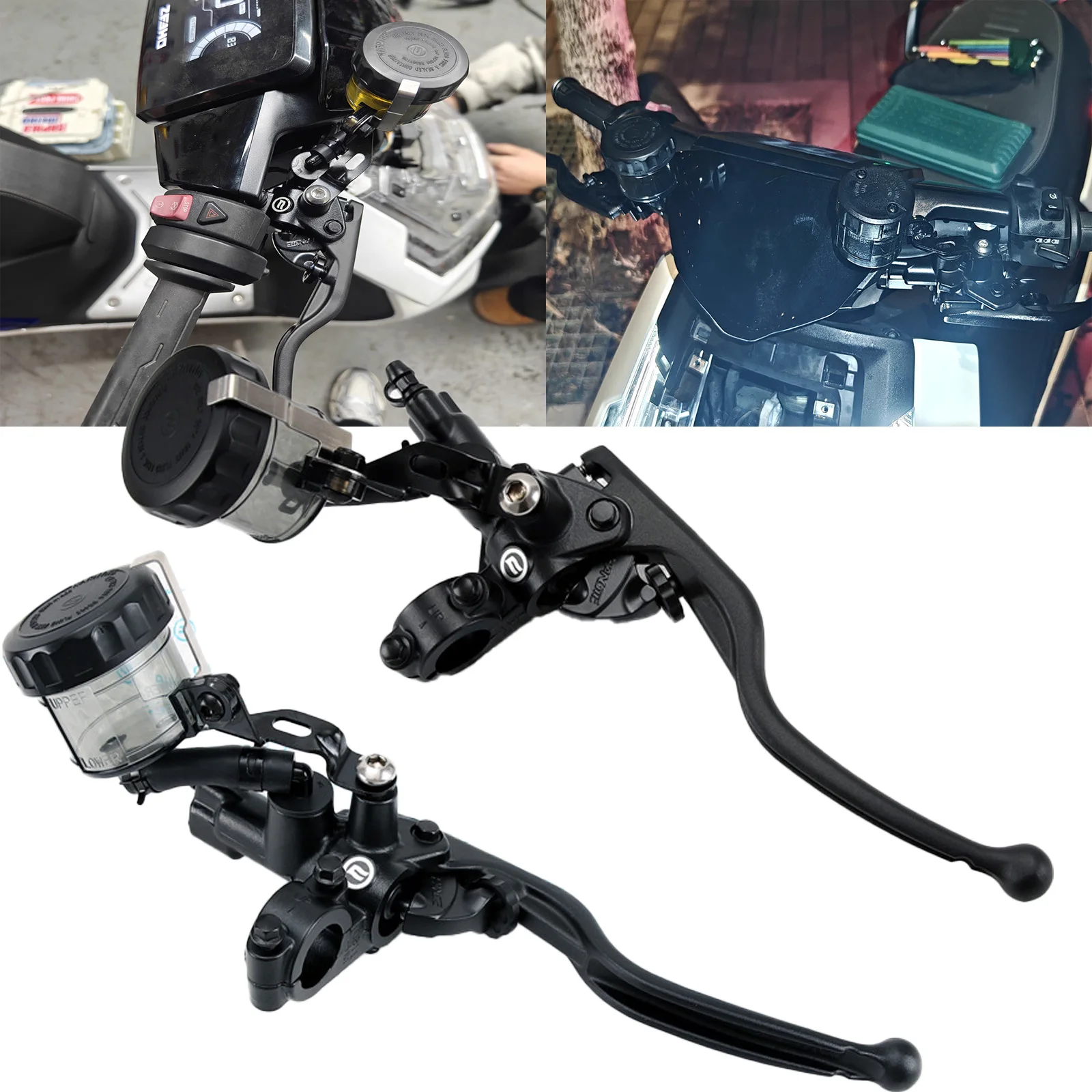 

For CFMOTO 450SR 450SRS Motorcycle Hand Brake Master Pump Front Brake Pump Handle Assembly Brake Pump Clutch Levers