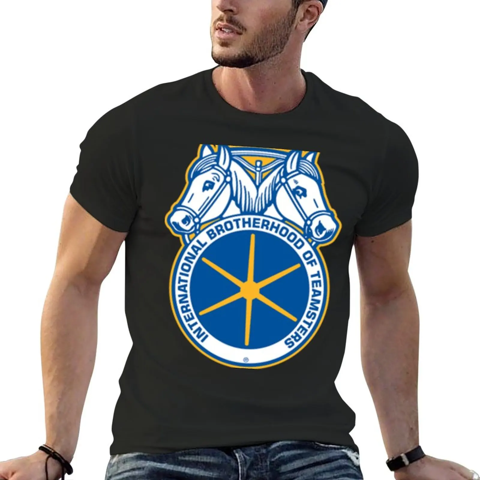 

Teamsters Logo Merch Tri-blend T-Shirt boys whites vintage t shirts animal prinfor boys clothing for men