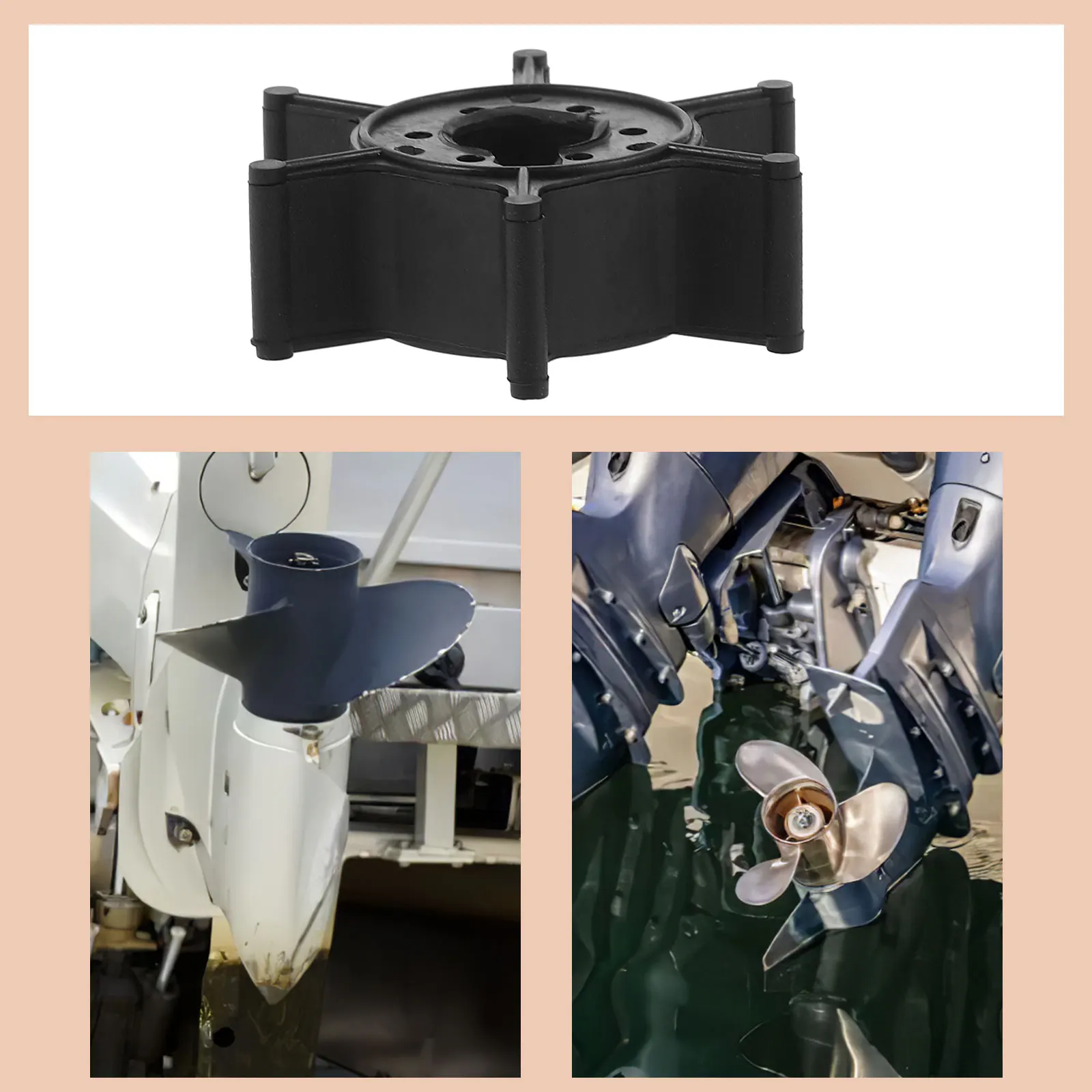 

Marine Water Pump Impeller Plastic Replacement Transfer Utility Boat Motor 6E0-44352-00 ABS Material Efficient Performance Easy
