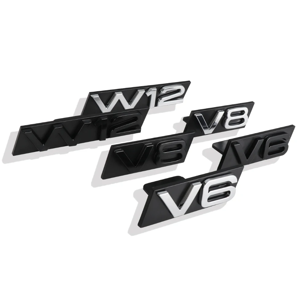 Автомобильная передняя решетка, эмблема, декоративная наклейка для Audi S3 S4 S5 S6 S7 S8 SQ3 SQ5 SQ7 SQ8 W12 V6 V8 RS3 RS4 RS5 RS6 RS7 RS8 Значок