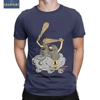 Camiseta divertida Wacky Races Boulder Mobile Glen Evans para hombre, Camiseta 100% de algodón con cuello redondo, camisetas de manga corta de dibujos animados, ropa Idea de regalo
