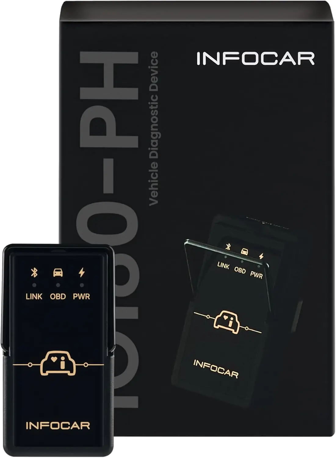 

Интеллектуальный сканер OBD2 IO180-PH, диагностический инструмент Bluetooth ELM327, поддержка английского языка, бесплатное приложение, пожизненные обновления, iOS и Android