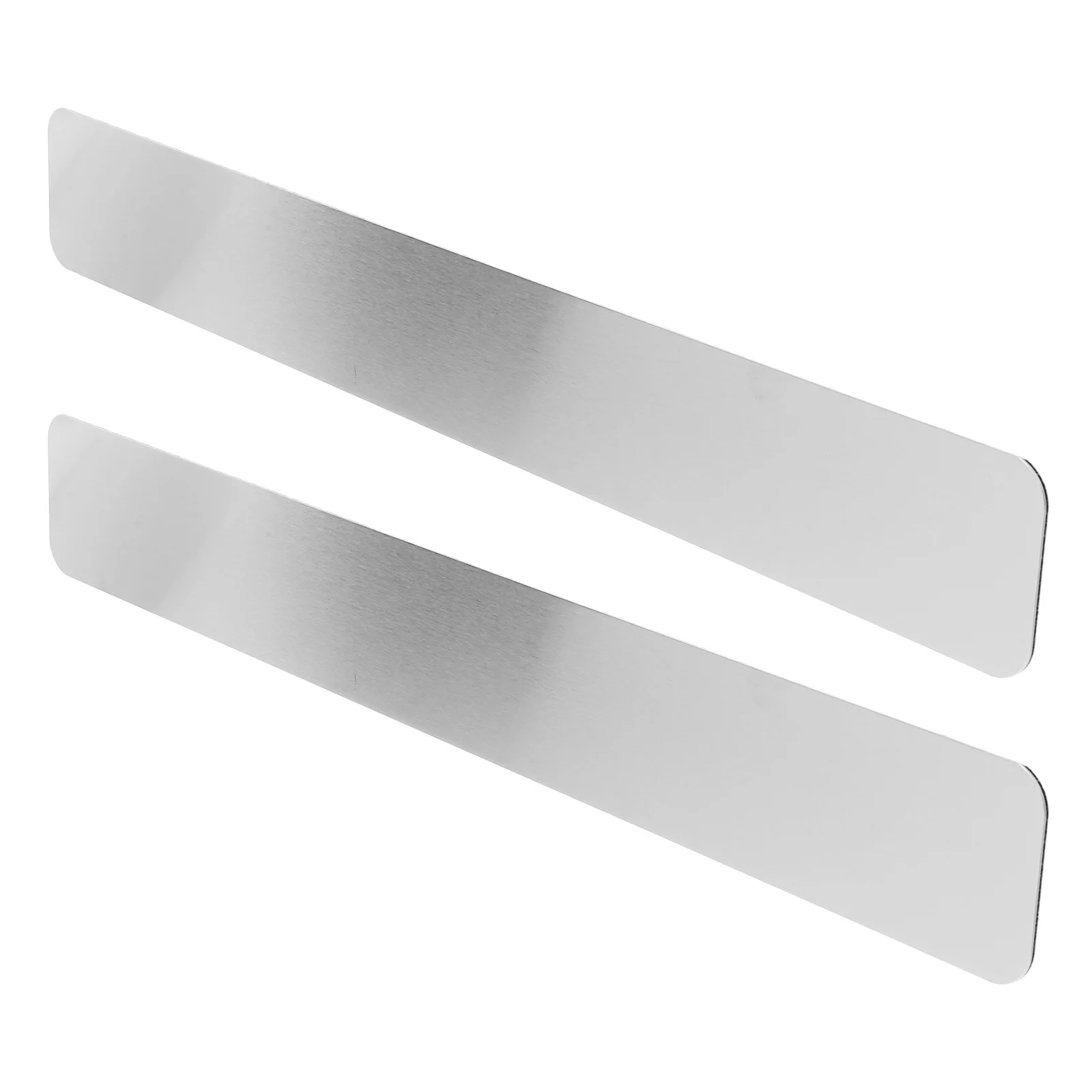 Tiras de Metal adhesivas traseras para tablón de anuncios, soporte seguro para fotos y notas, organizador elegante, tiras para tablón de anuncios para pared, 2 uds.