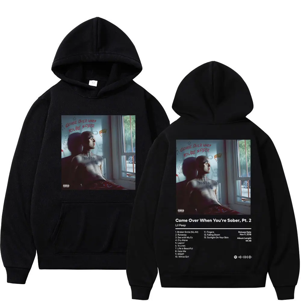 

Rapper Lil Peep Music Album Graphic Hoodie Men's Women Harajuku Hip Hop Hooded Sweatshirts High Quality Fashion Loose Pullovers