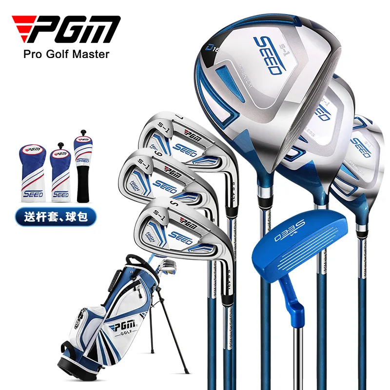 PGM Youth Golf Clubs Jungen Anfängersets Carbon Clubs Kindersets mit Kopfbedeckungen