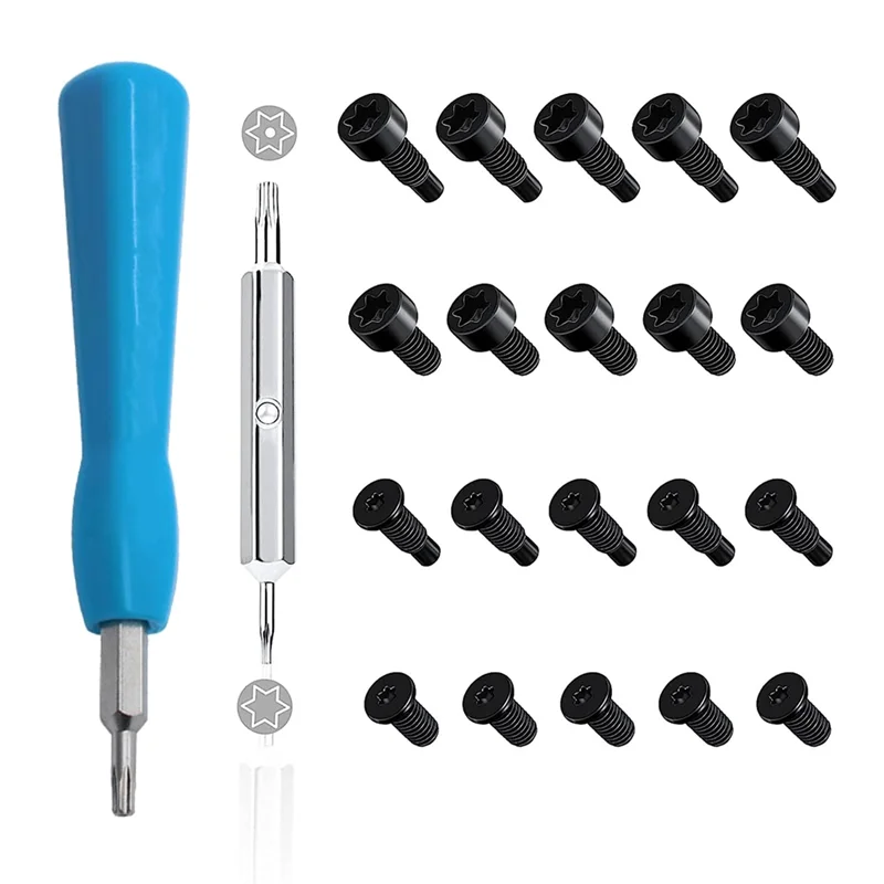 

Replacement Doorbell Blue Screwdriver T6 T15 & + 20Pcs Doorbell Screwsg Doorbell Security Screw Set