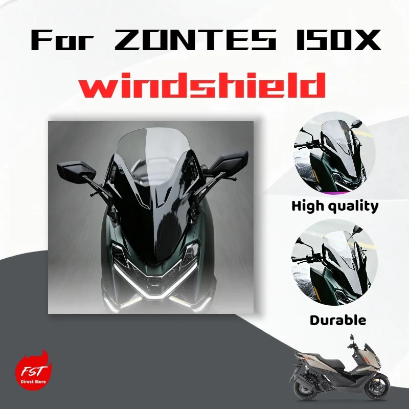 For ZONTES 150X windshield Fossa model, windshield modification, windshield motorcycle modification parts.