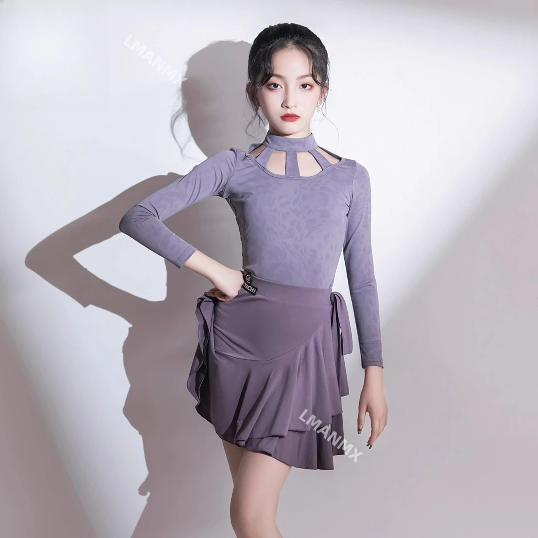 

2026 Spring/Summer New Latin Dance Clothing, Children's Practice Clothing, Training Clothing, Dance Clothing