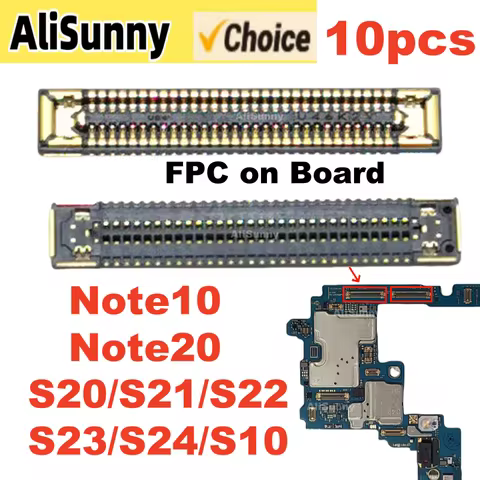 10pcs USB Charging FPC on Board Flex Cable For Samsung S22 S23 S24 S20 S21 Note20 S10Lite S20FE Note20 Connector Clip Port Plug
