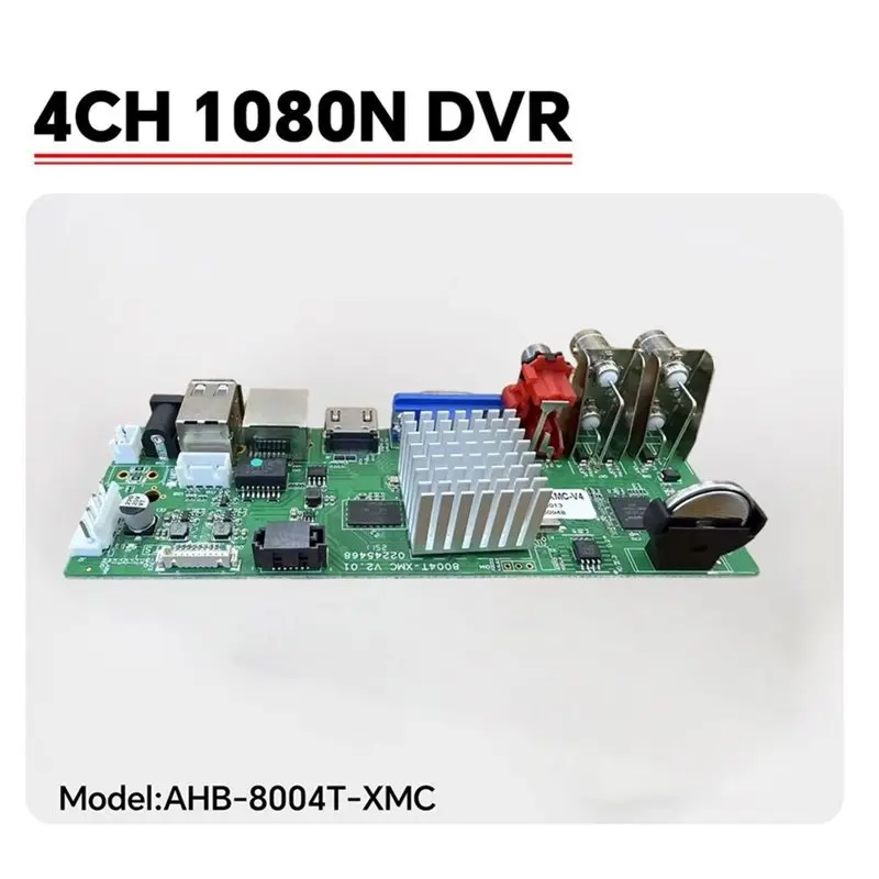2026 New Xmeye Nvr Recorder 6 In 1 Dvr Board Ahd 4Ch H. 265 1080N New Dvr Camera Video Surveillance Cctv System Dvr Monitor 2MP