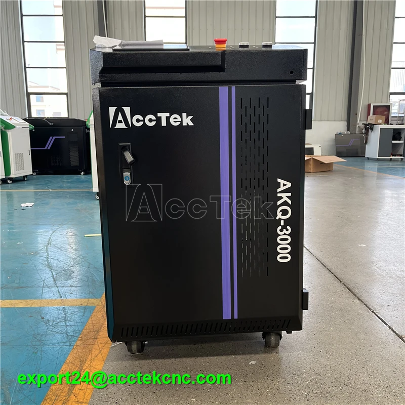 เครื่องเลเซอร์กำจัดสนิมแบบพกพา1000W 2000W 3000W เครื่องทำความสะอาดเลเซอร์ทาสีฝุ่นแบบมือถือไฟเบอร์ LAZER สำหรับชิ้นส่วนรถยนต์
