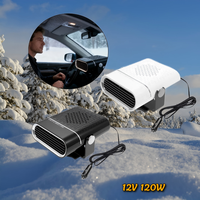 NEW Car Heater Fan 120W 12V Car Heater Electric Cooling Heating Auto Windshield Defroster Defogging Demister Car Anti-Fog Heater