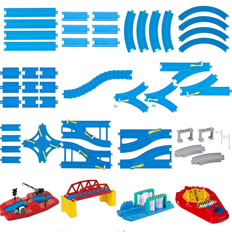 

Palrail Train Track Railway R-Series Diecast Trackmaster Accessories DIY Assembly Educational Track Toy Gifts