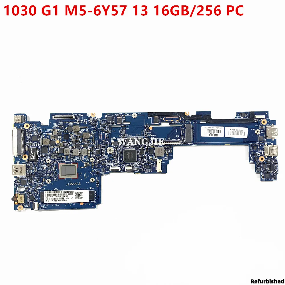 

Refurbished For HP EliteBook 1030 G1 M5-6Y57 16GB HSTNN-I68C 6050A2736001-MB-A01 842328-601 842328-001 842328-501 100% Working