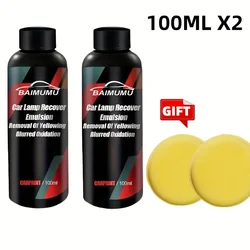 Car Headlight Restoration Polishing Kits Headlamp Repair Kits Car Light Polisher Cleaning Paste Cars Paint Refurbish Agent