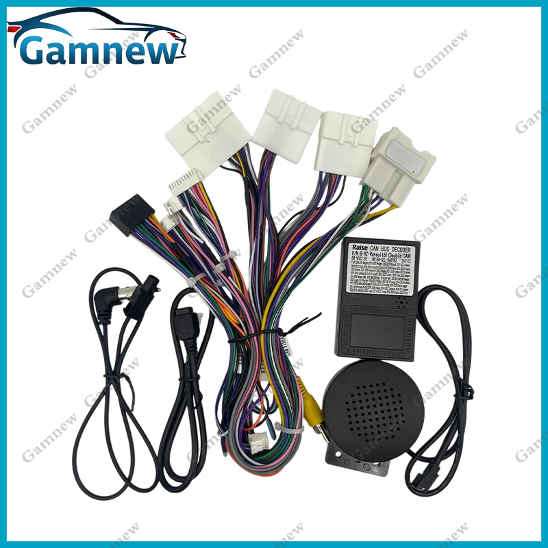 16PIN Car Radio Cable Power Wire Harness Adapter Canbus Box Decoder For Renault Talisman Koleos Megane 4 2016-2025