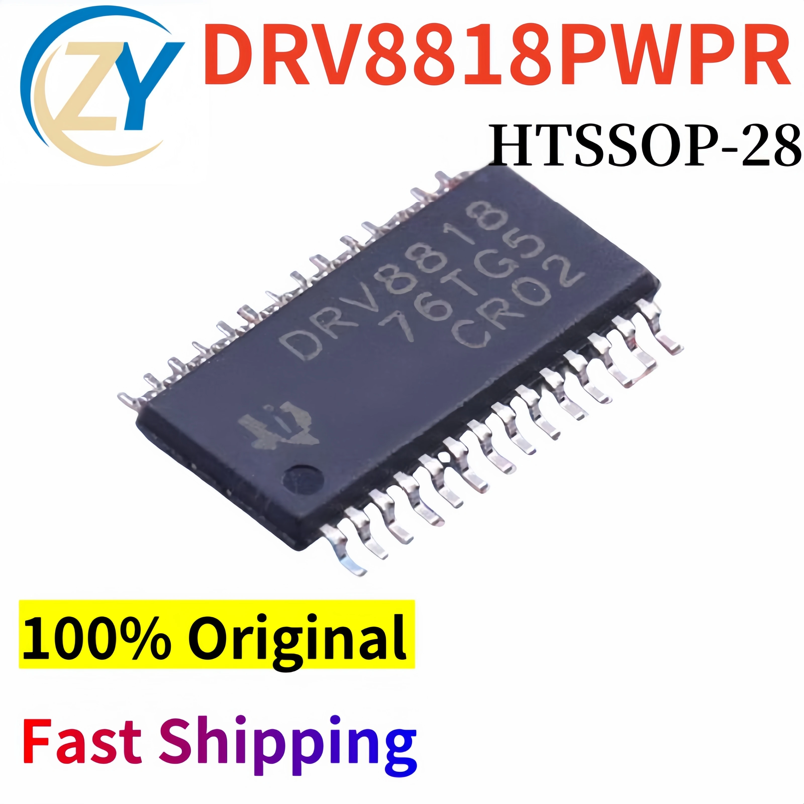 Drv8818 drv8818pwpr drv8818pwpr سائق ، htssop 28 ، 8v إلى 35v ، أصلي ، متوفر