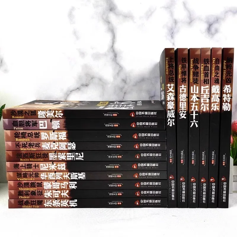 

World War II Influential Figures, Rommel, MacArthur, Hitler Churchill, World War II Historical Figures Books