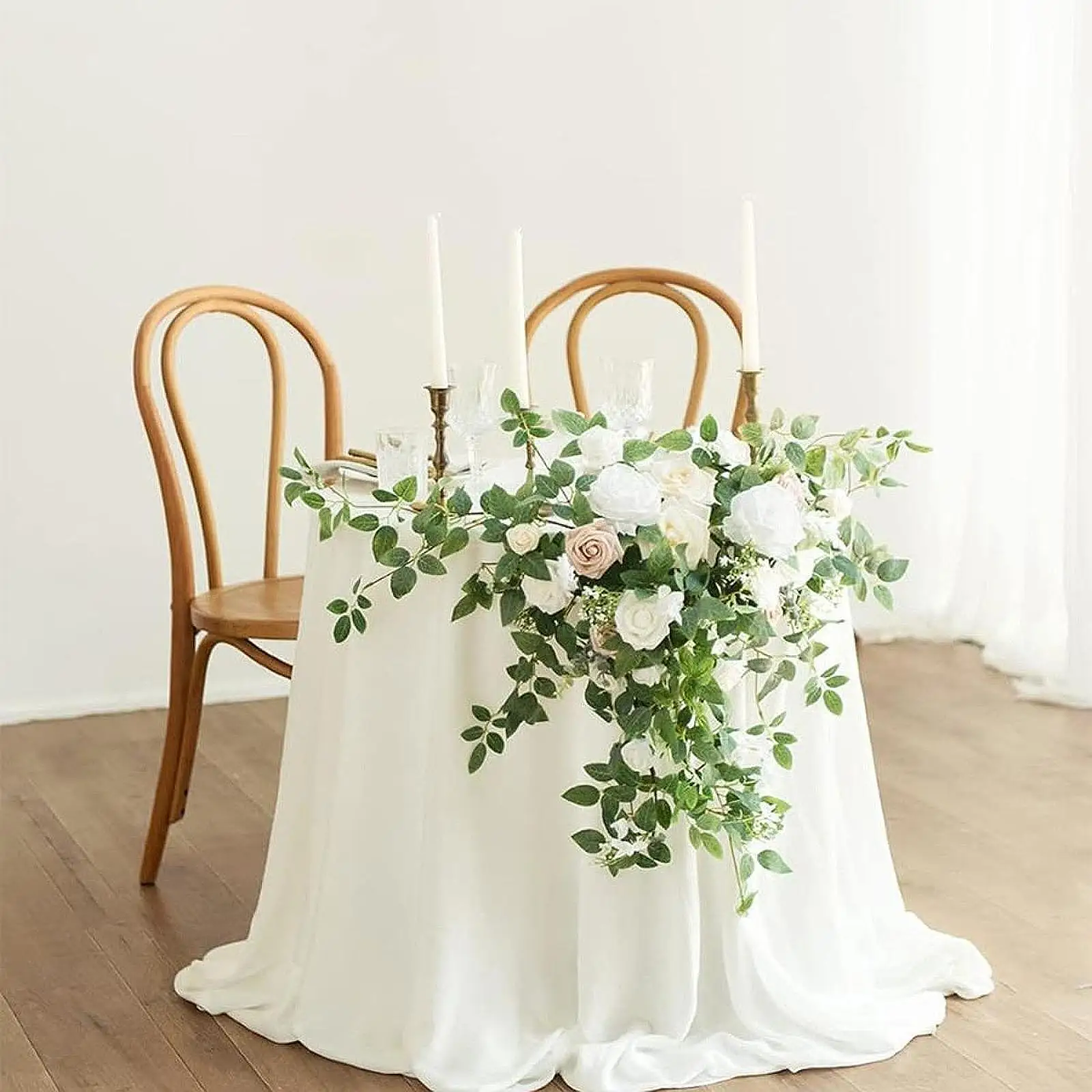 2x decoração de flores de arco de casamento para cerimônia de arranjo temático de cenário