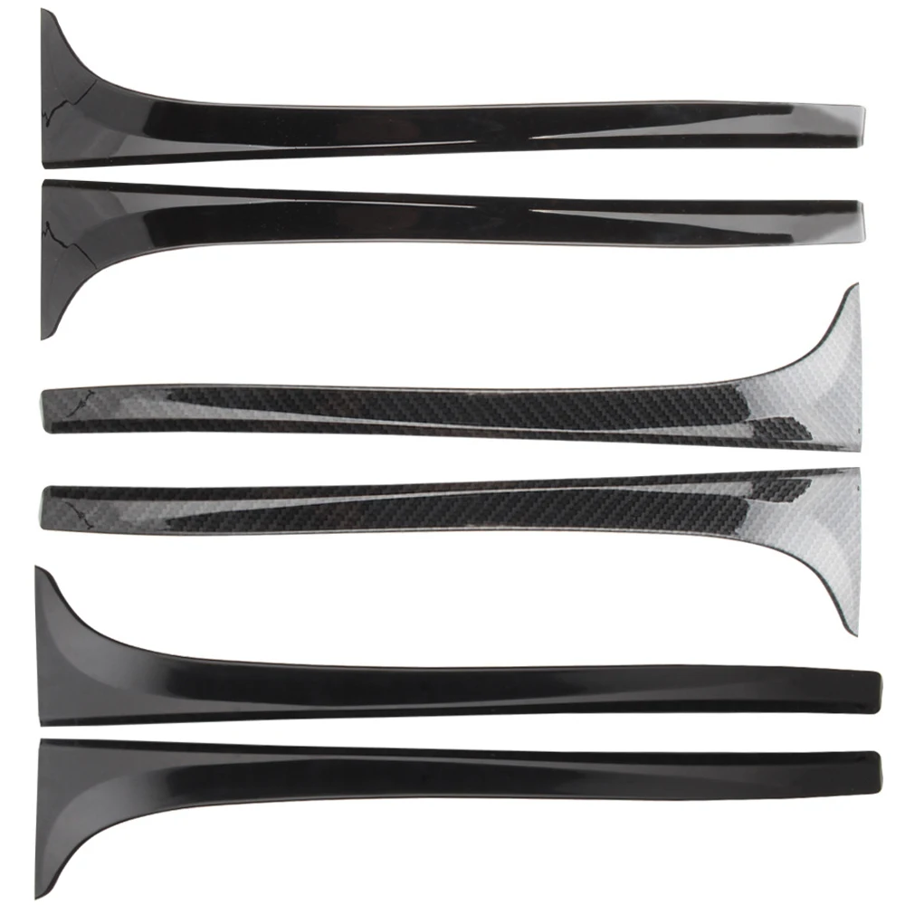 2 قطعة أجزاء تعديل سبويلر خلفي للسيارة ذاتية اللصق لسيارة VW Golf 7 MK7 2014-2018