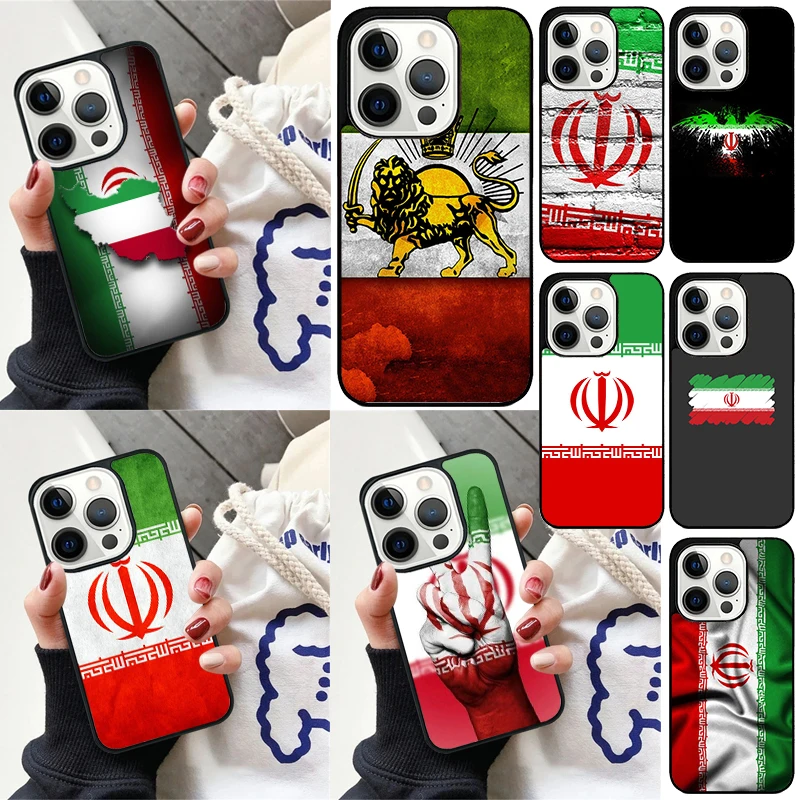 

Iran Flag Cover For iPhone 17 Air 16 16e 13 14 15 Pro Max 12 11 15 Pro Max Plus Max Phone Case