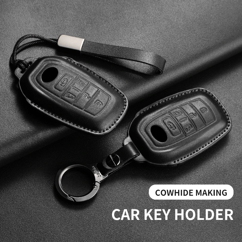 Leder Auto Schlüssel Fall Abdeckung Shell Für Toyota Alphard Crown Vellfire Previa Auto Shell Schlüsselbund Anti-Scratch Protecter Zubehör